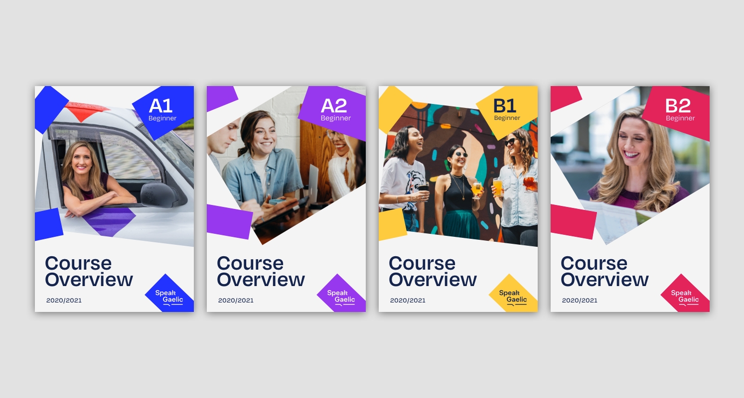 Four Course Overview documents for each course A1, A2, B1 and B2