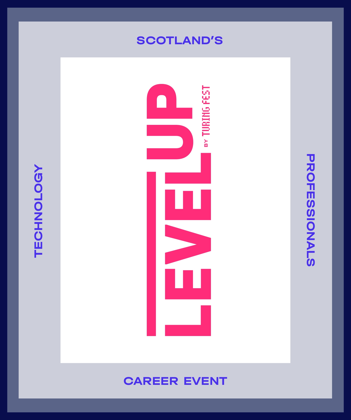 An example of promotional swag; a ‘Level Up’ promotional poster